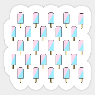 Ice cream pattern Sticker